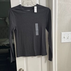 Old Navy Charcoal Long Sleeve Shirt